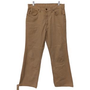 Levi's for men 337 vintage pants mens 34x30 khaki tan bell bottom white tab 80s